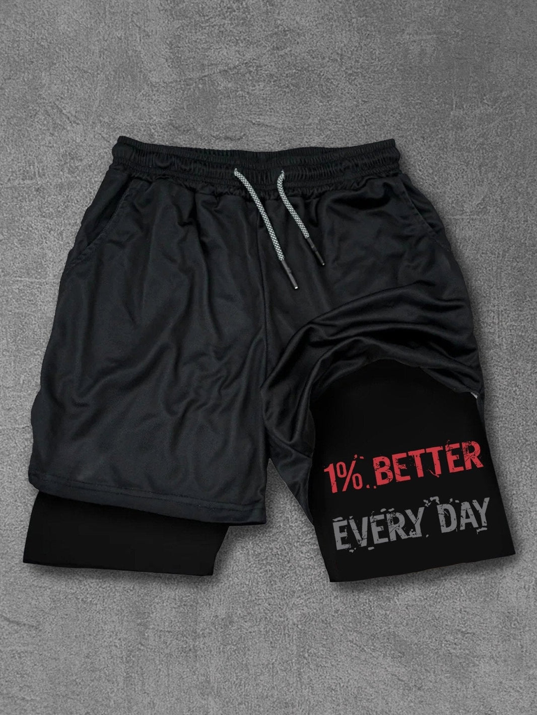 1% bedre hver dag Performance Shorts