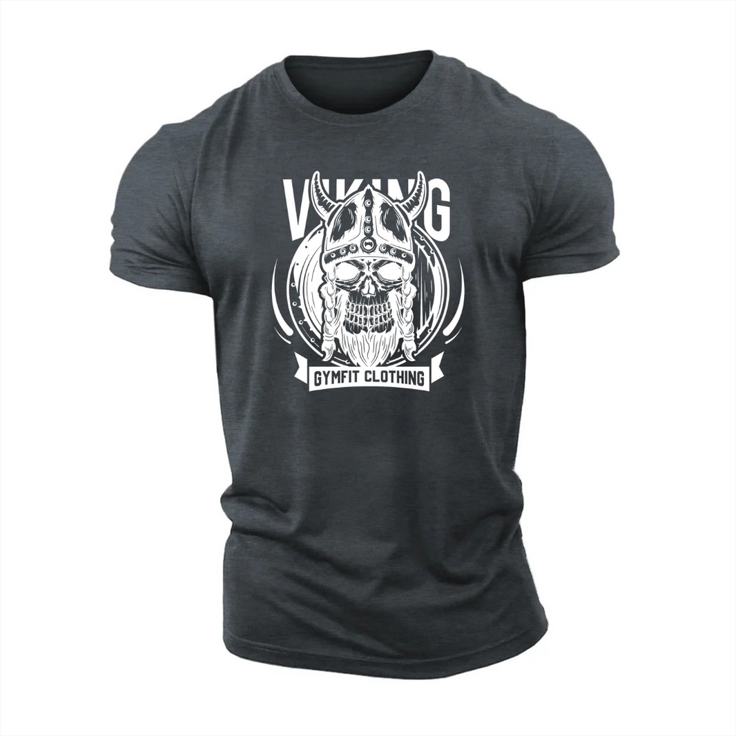 Gymfit Viking hodeskalle T-skjorte