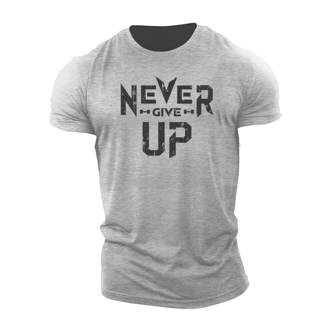 Gymfit Never Give Up T-skjorte