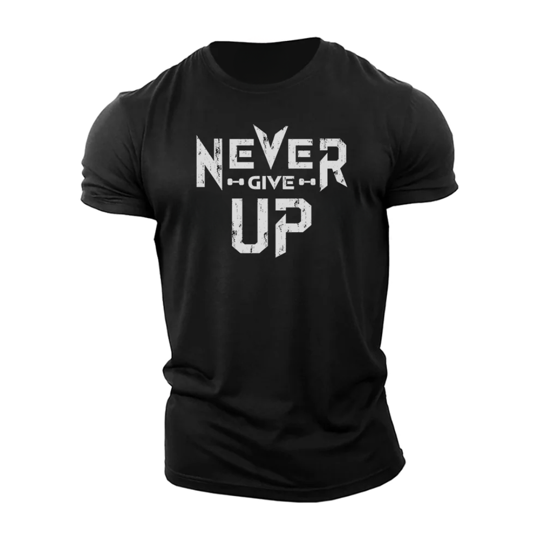 Gymfit Never Give Up T-skjorte