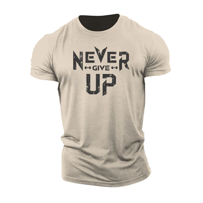 Gymfit Never Give Up T-skjorte