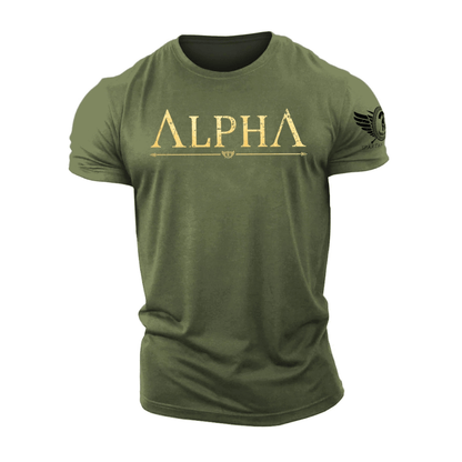 ALPHA Gold Spartan smidd T-skjorte - Gymfit
