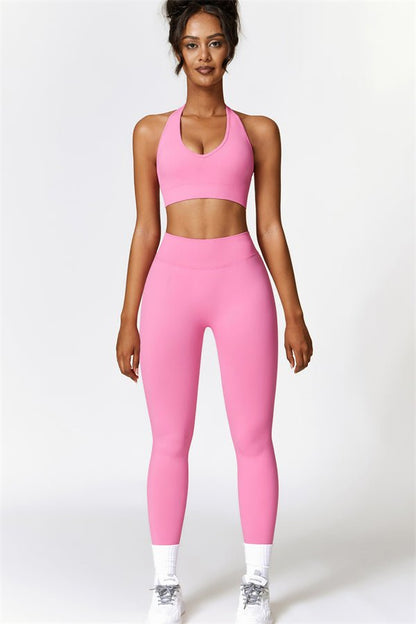 Ameli V - Leggings med åpen rygg - Gymfit
