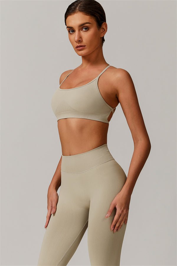 Ameli V - Leggings med åpen rygg - Gymfit