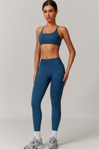 Ameli V - Tights med åpen rygg - Gymfit