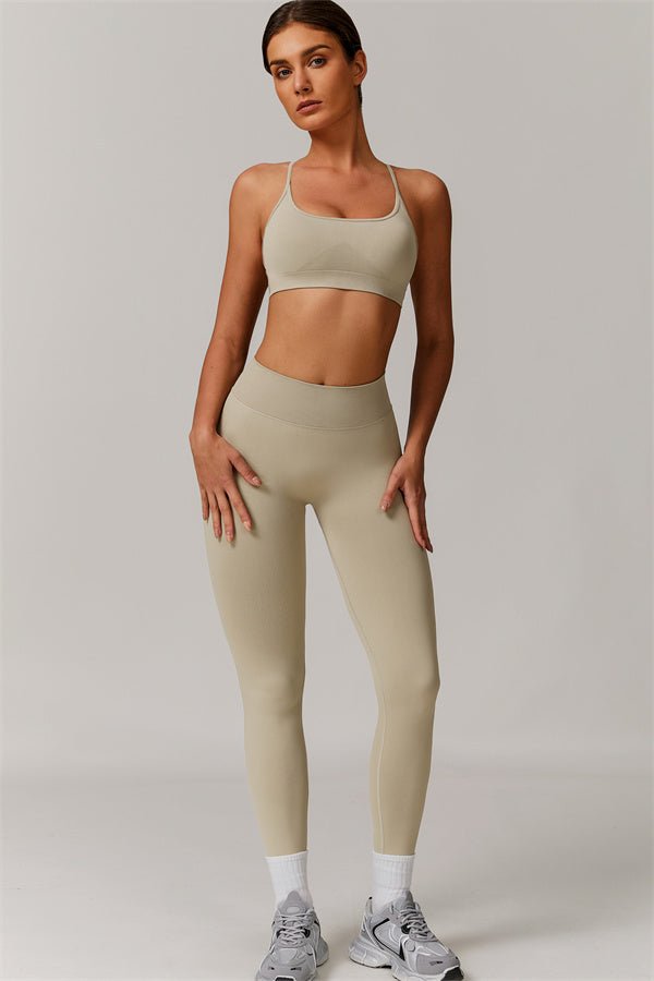 Ameli V - Leggings med rygg - Gymfit