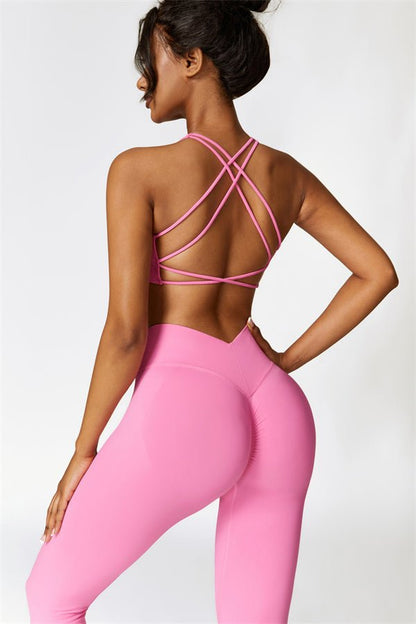 Ameli V - Leggings med åpen rygg - Gymfit