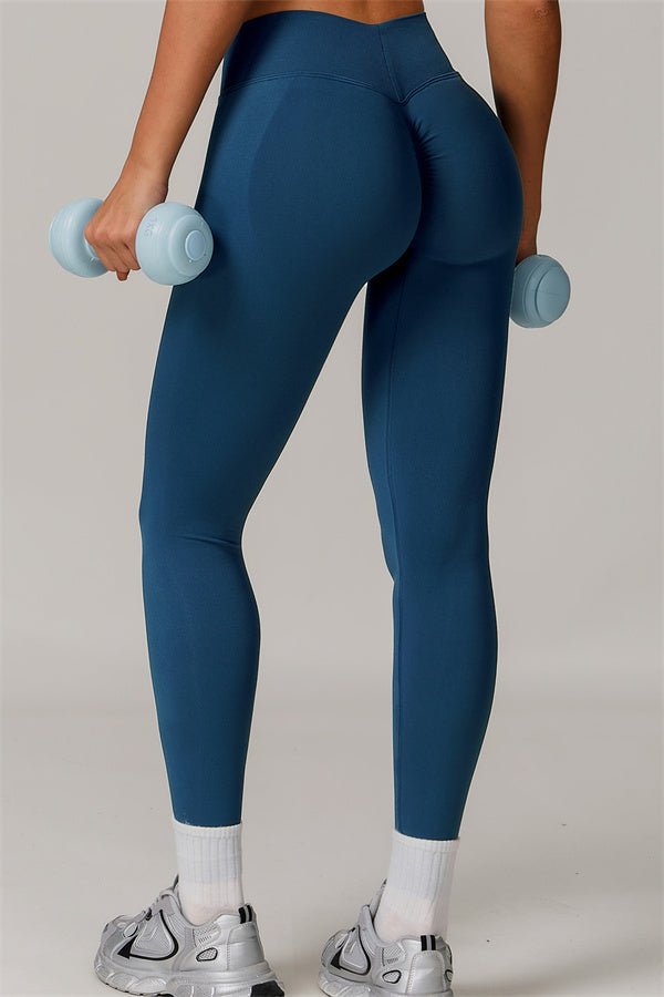 Ameli V - Tights med bakdetalj - Gymfit