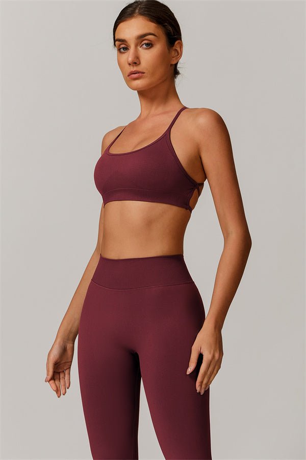 Ameli V - leggings med åpen rygg - Gymfit