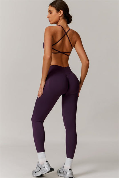 Ameli V - Tights med rygg - Gymfit