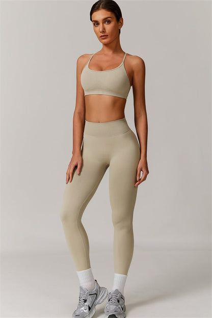 Ameli V - Leggings med åpen rygg - Gymfit
