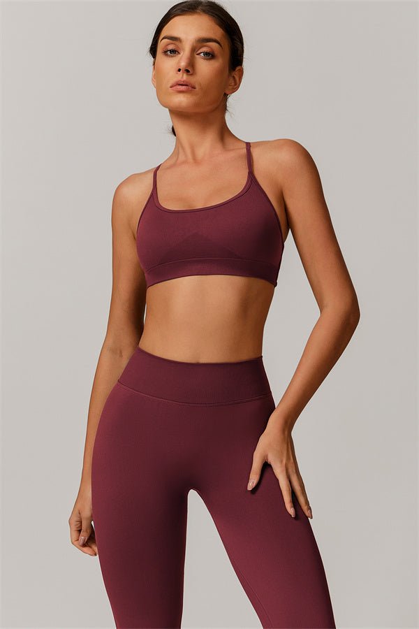 Ameli V - Leggings med ryggdetalj - Gymfit