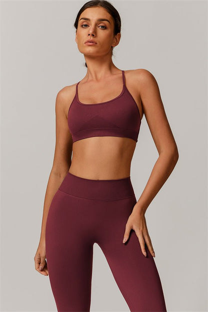 Ameli V - Leggings med ryggdetalj - Gymfit