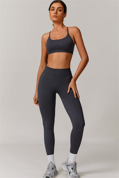 Ameli V - Leggings med åpen rygg - Gymfit