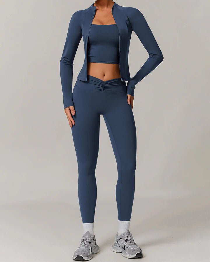 alt
Amelia Zip-jakke - Gymfit