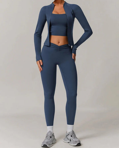 alt
Amelia Zip-jakke - Gymfit