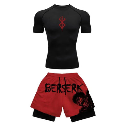 Anime Sett T-skjorte & Shorts