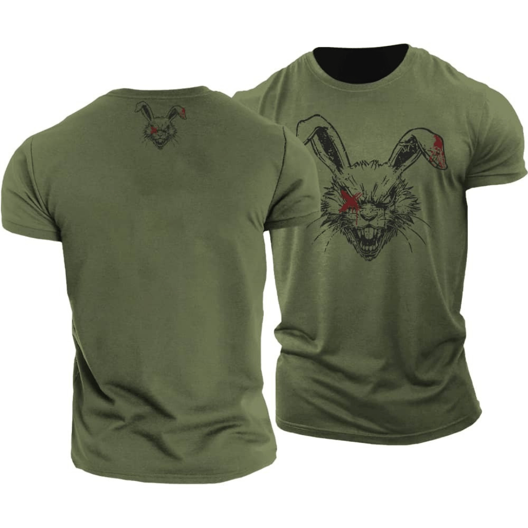 Angry Rabbit T-skjorte - Gymfit
