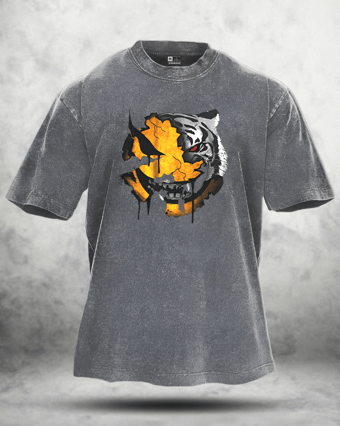 SINNET SMILEY VASKET T-SHIRT - Gymfit
