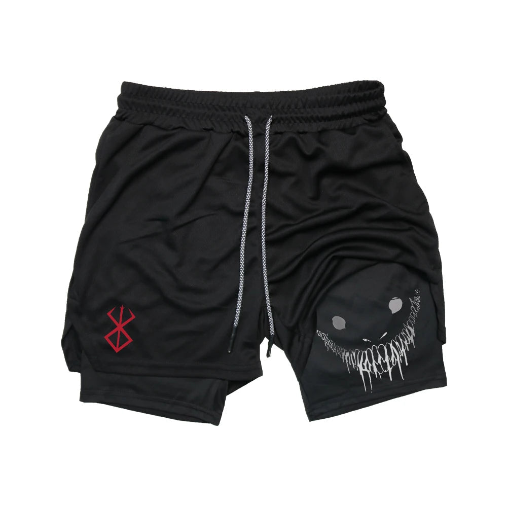 Anime berserk treningsshorts