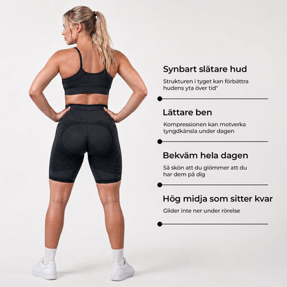 Anti-cellulitt sømløse shorts - Gymfit