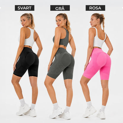 Anti-cellulitt sømløs shorts - Gymfit