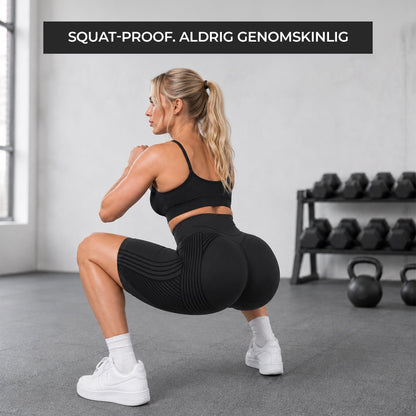 Anti-cellulitt sømløs shorts - Gymfit