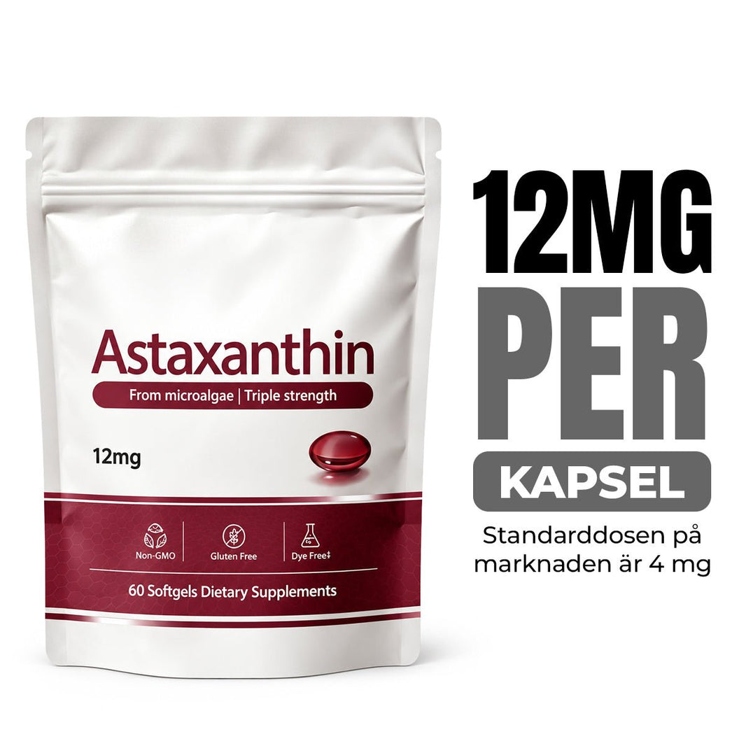Astaxantin 12 mg med trippel styrke - Gymfit