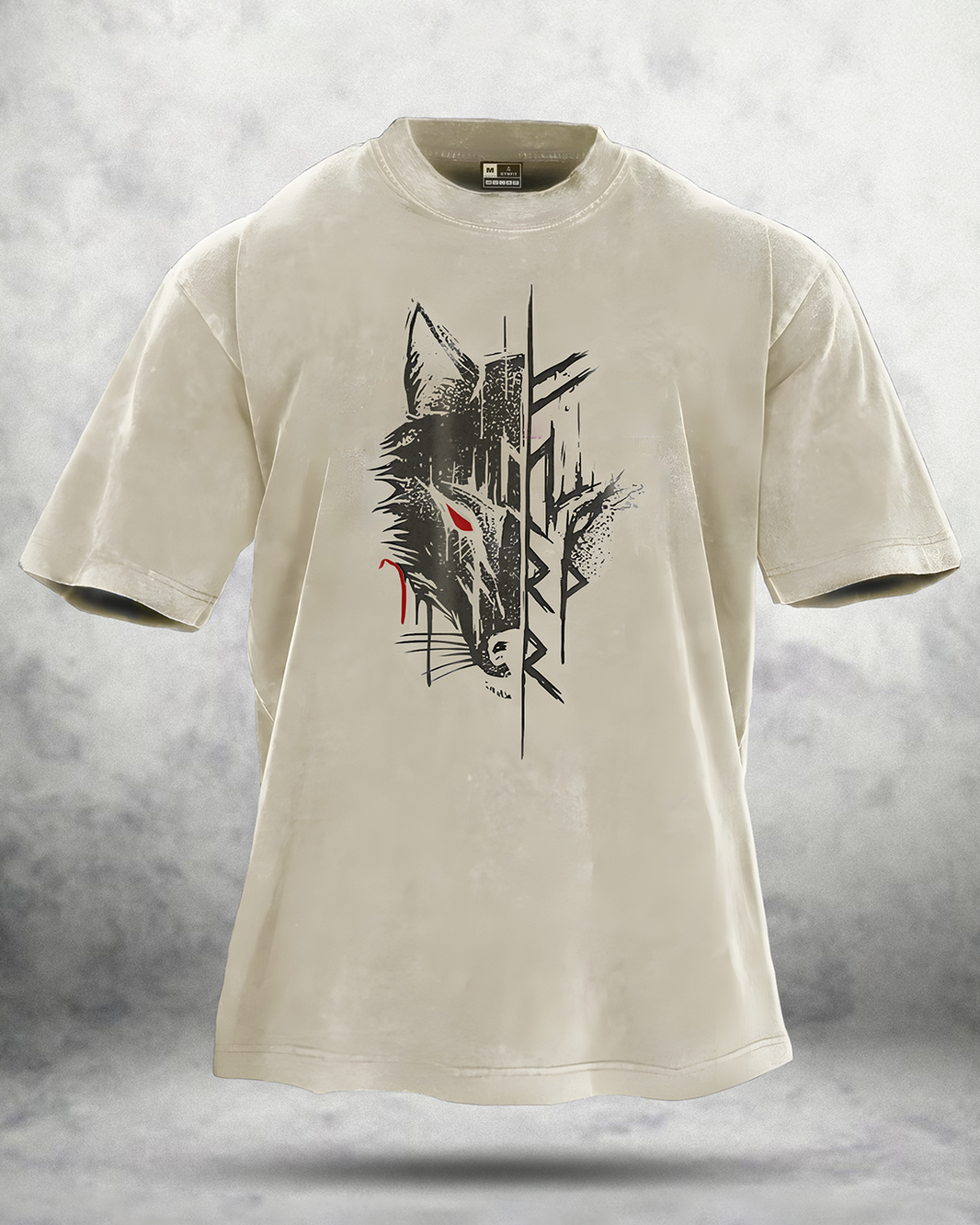 ULV RØD ØYE VASKET T-SHIRT