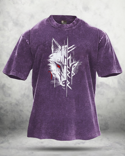 ULV RØD ØYE VASKET T-SHIRT