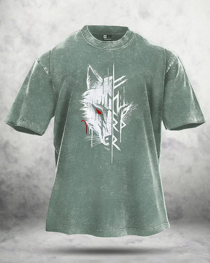 ULV RØD ØYE VASKET T-SHIRT