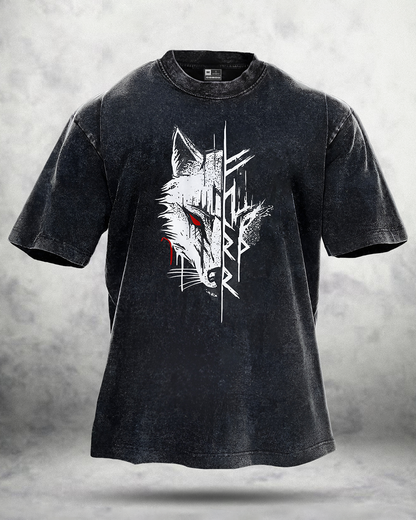 ULV RØD ØYE VASKET T-SHIRT