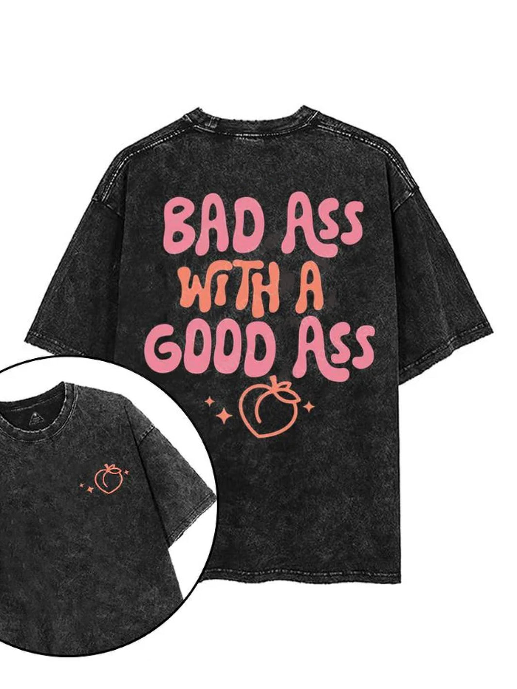 BAD ASS MED EN GOD RUMPE T-SHIRT - Gymfit