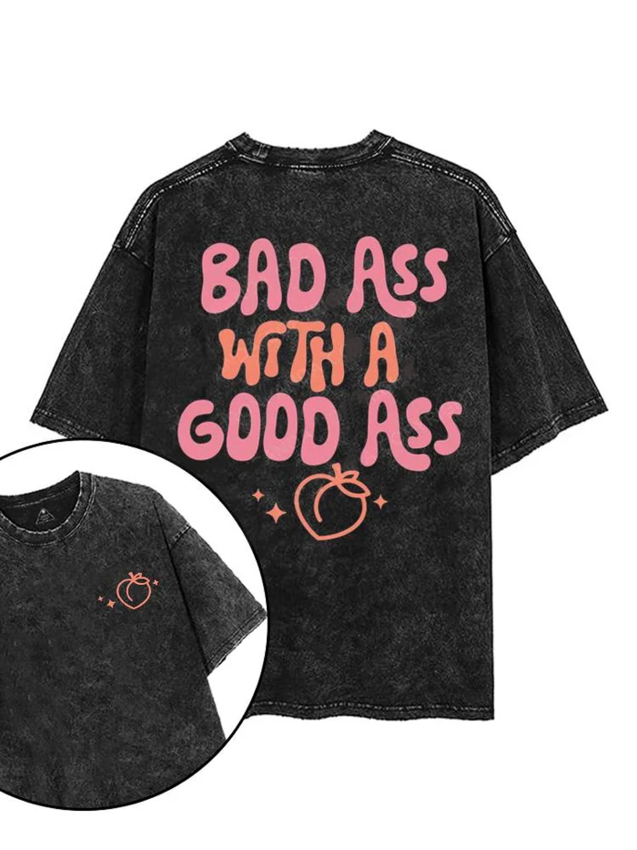 BAD ASS MED EN GOD RUMPE T-SHIRT - Gymfit
