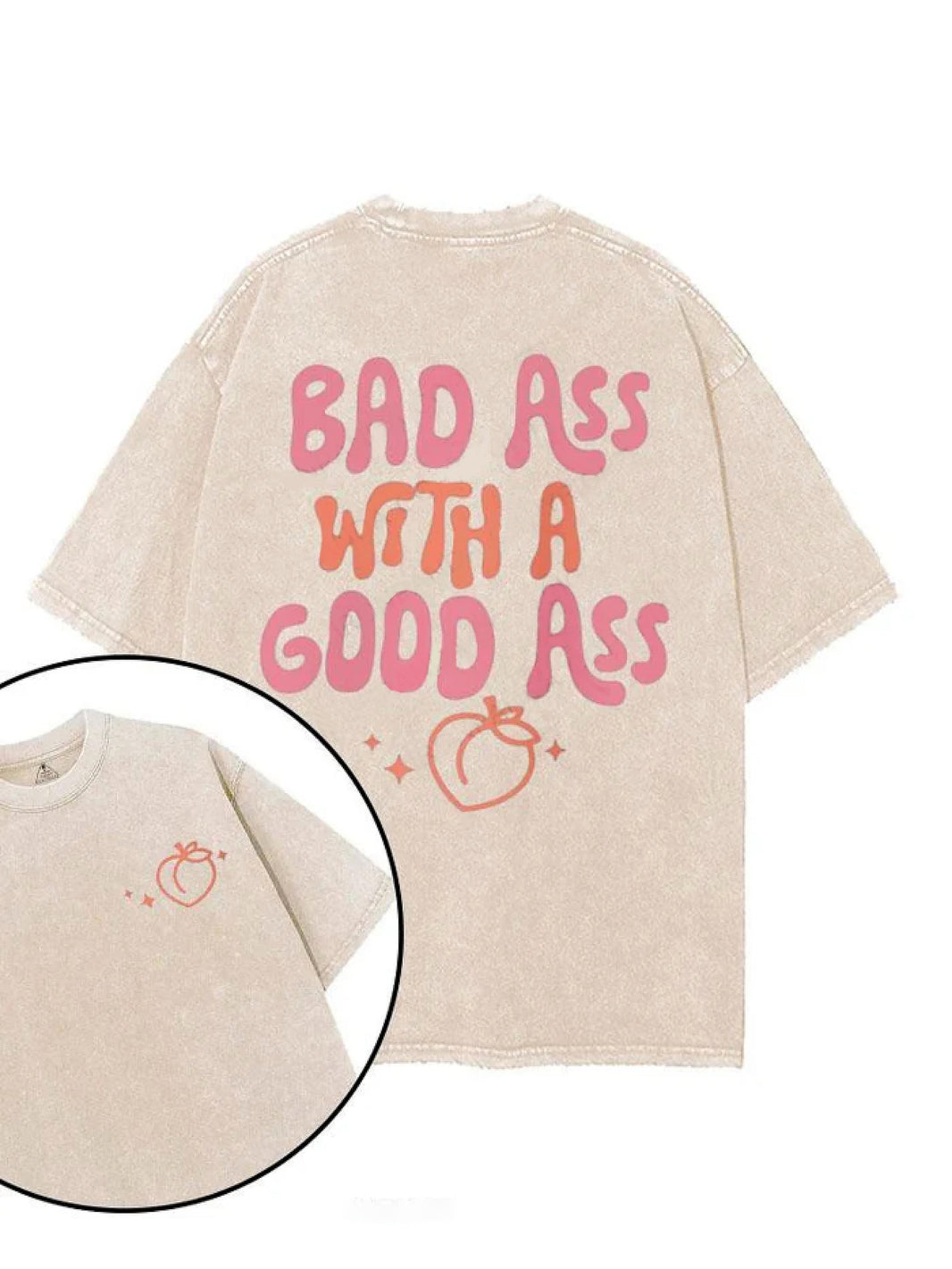 RÅ ASS MED EN KUL ASS T-SHIRT - Gymfit