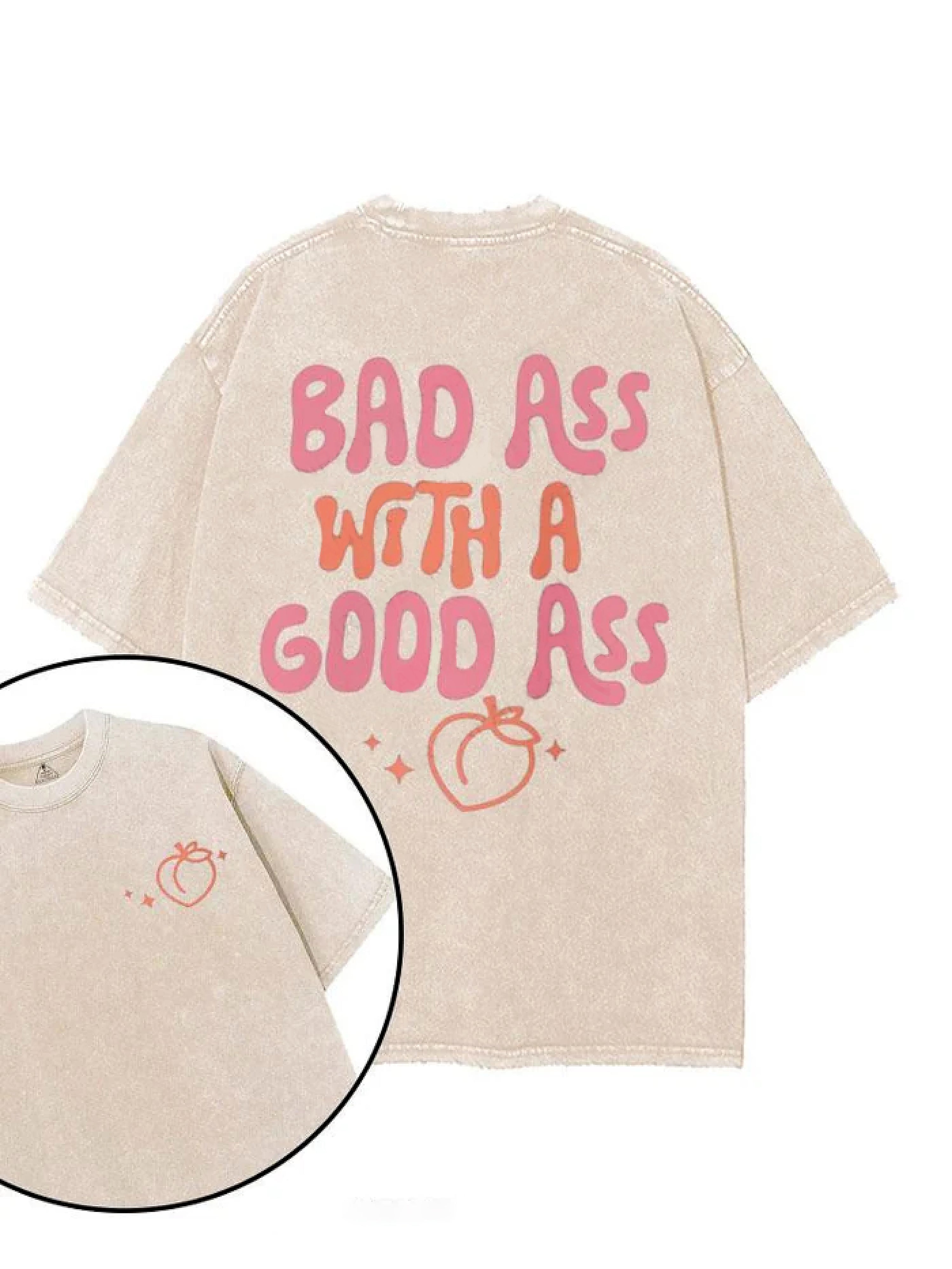 RÅ ASS MED EN KUL ASS T-SHIRT - Gymfit