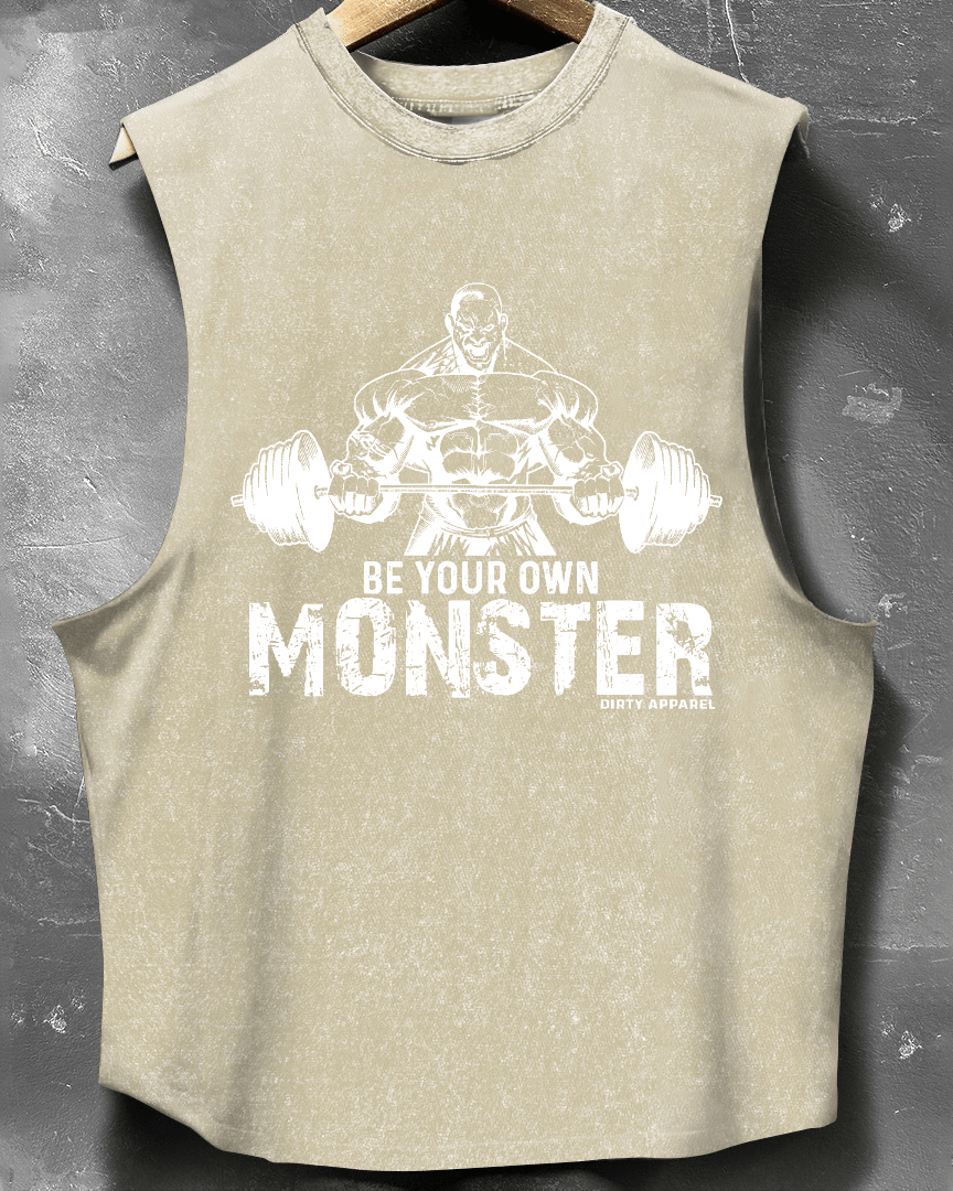 BE DIN EGEN MONSTER TANKTOPP UTEN ERMER - Gymfit