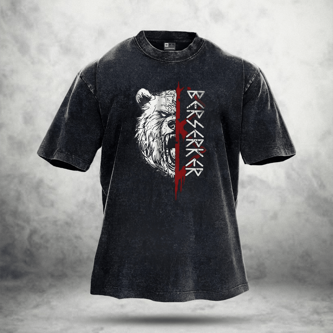 BEAR RITUAL VASKET T-SHIRT - Gymfit