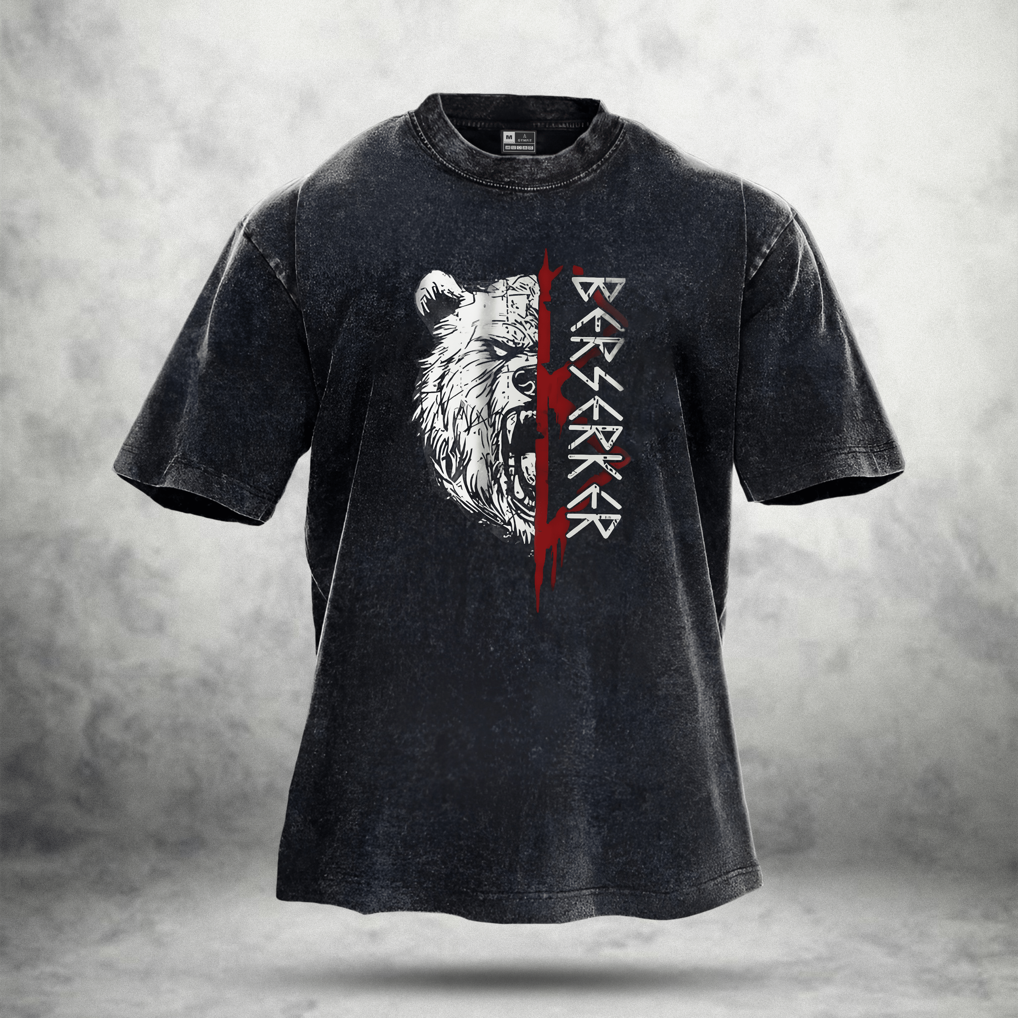BEAR RITUAL VASKET T-SHIRT - Gymfit
