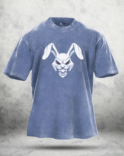 RABBIT RED EYE WASHED T-SHIRT