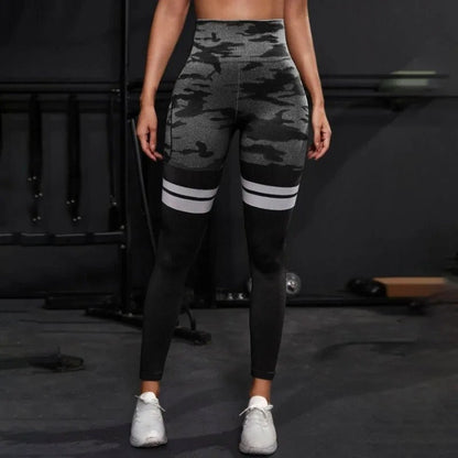 Camo Stripe tights - Gymfit