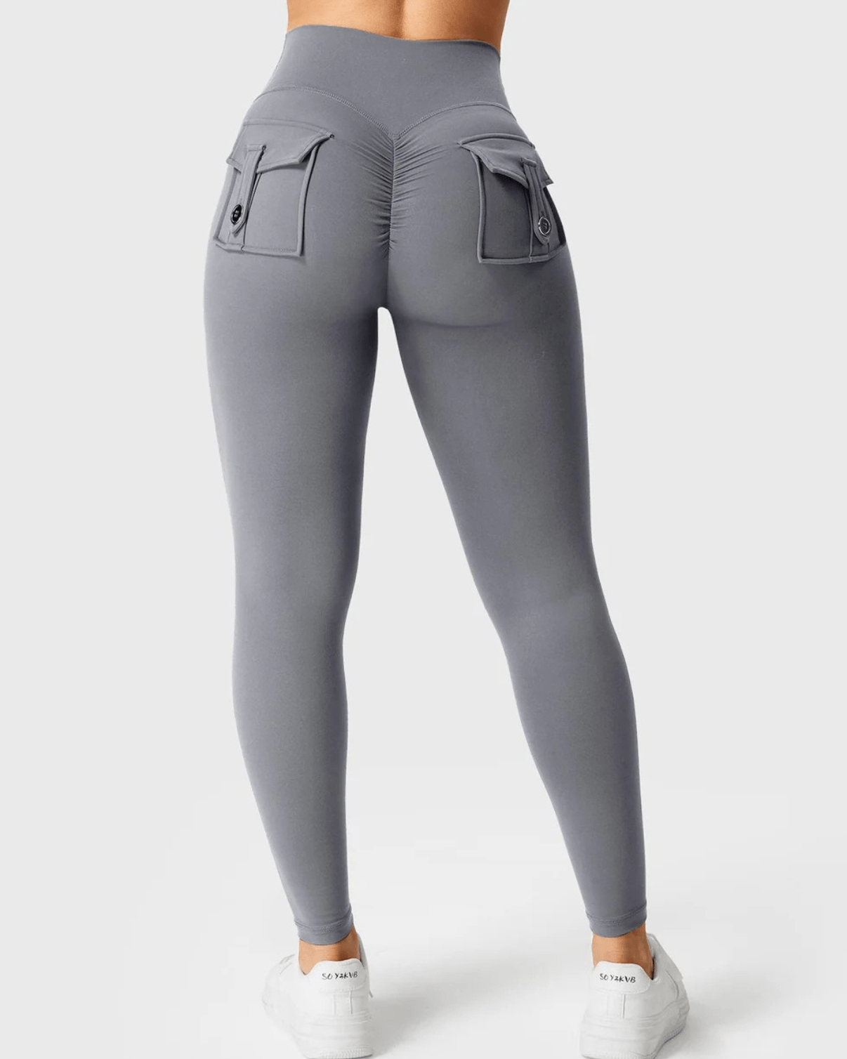 cargo-leggings med linning - Gymfit