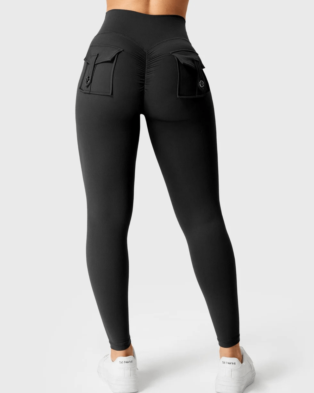 Cargo-leggings med linning - Gymfit
