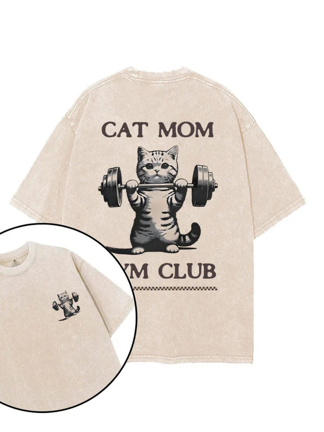 alt
CAT MAMMA GYM CLUB T-SKJORTE - Gymfit