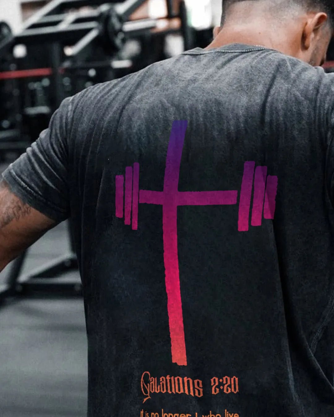 KRISTUS SOM BOR I MEG VASKET T-SKJORTE - Gymfit