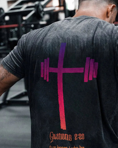 KRISTUS SOM BOR I MEG VASKET T-SKJORTE - Gymfit