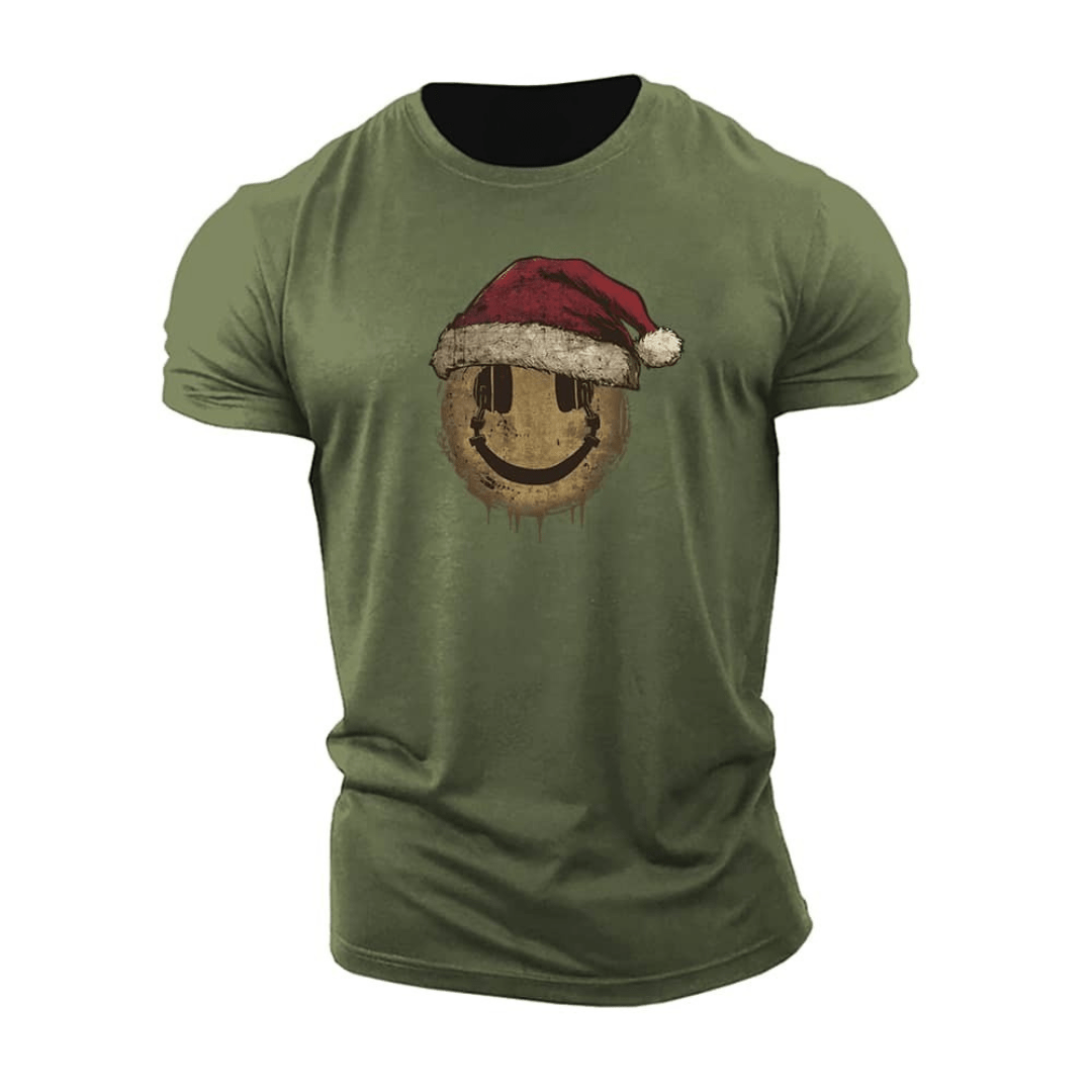 Christmas Smiley T-skjorte - Gymfit