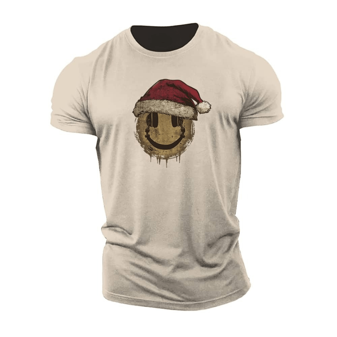 Christmas Smiley T-skjorte - Gymfit