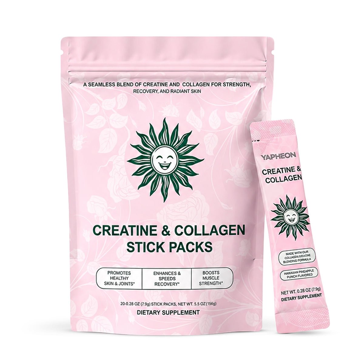 Creatine- og kollagen-glow sticks - Gymfit