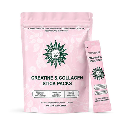 Creatine- og kollagen-glow sticks - Gymfit